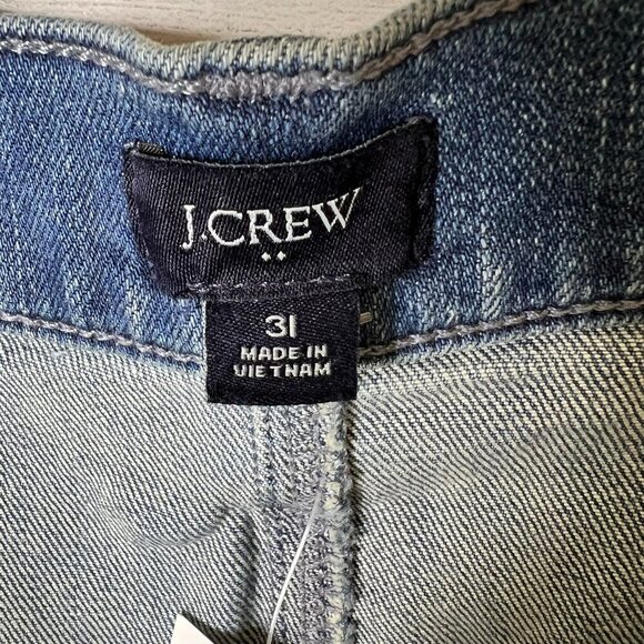 J Crew Factory Shorts Womens Size 31 Utility Denim Cotton Blend Summertime - Picture 2 of 14